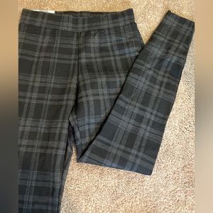 Plaid jeggings